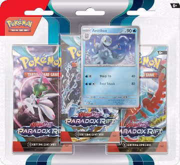 Paradox Rift 3 Pack Blister [Arctibax], Paradox Rift — Pokémon sealed product price
