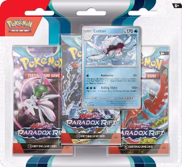 Paradox Rift 3 Pack Blister [Cetitan], Paradox Rift — Pokémon sealed product price