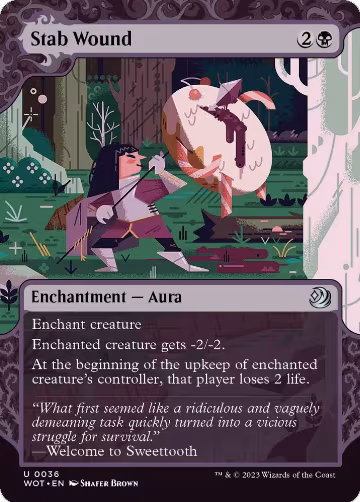 Stab Wound (36), Wilds of Eldraine: Enchanting Tales — Magic card price