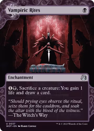 Vampiric Rites (37), Wilds of Eldraine: Enchanting Tales — Magic card price