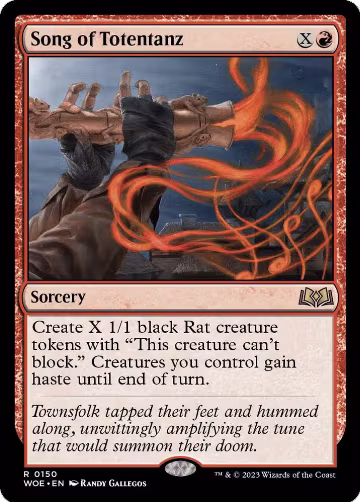 Song of Totentanz (150), Wilds of Eldraine — Magic card price