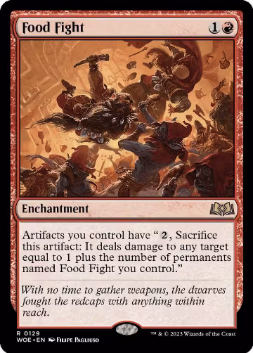 Food Fight (129), Wilds of Eldraine — Magic card price