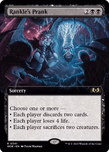Rankle's Prank (Extended Art) (341), Wilds of Eldraine — Magic card price