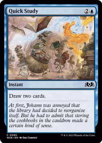 Quick Study (65), Wilds of Eldraine — Magic card price