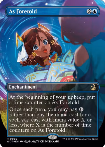 As Foretold (Anime Borderless) (Confetti Foil) (88), Wilds of Eldraine: Enchanting Tales — Magic card price
