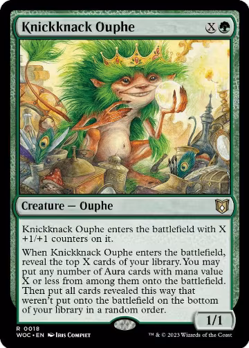 Knickknack Ouphe (18), Commander: Wilds of Eldraine — Magic card price