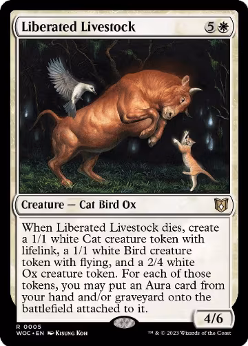 Liberated Livestock (5), Commander: Wilds of Eldraine — Magic card price