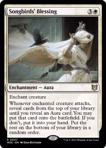 Songbirds' Blessing (7), Commander: Wilds of Eldraine — Magic card price