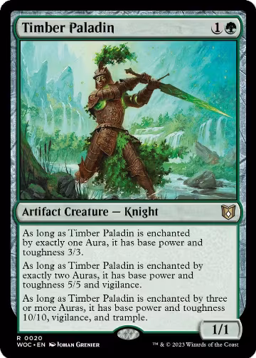 Timber Paladin (20), Commander: Wilds of Eldraine — Magic card price