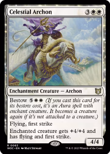 Celestial Archon (63), Commander: Wilds of Eldraine — Magic card price
