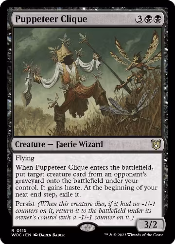 Puppeteer Clique (115), Commander: Wilds of Eldraine — Magic card price