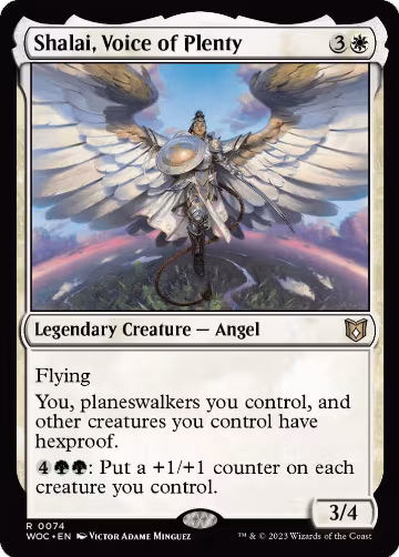 Shalai, Voice of Plenty (74), Commander: Wilds of Eldraine — Magic card price