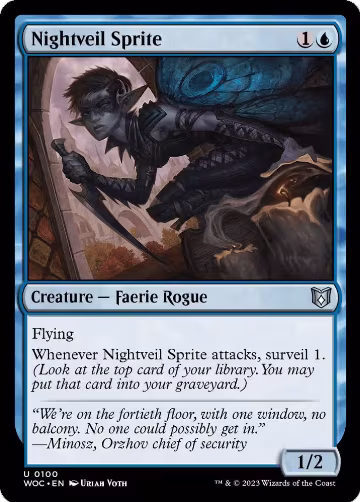 Nightveil Sprite (100), Commander: Wilds of Eldraine — Magic card price