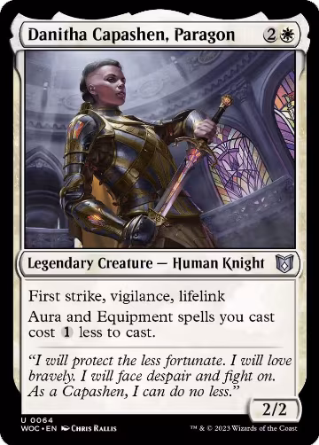 Danitha Capashen, Paragon (64), Commander: Wilds of Eldraine — Magic card price