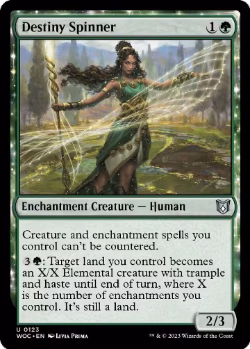 Destiny Spinner (123), Commander: Wilds of Eldraine — Magic card price