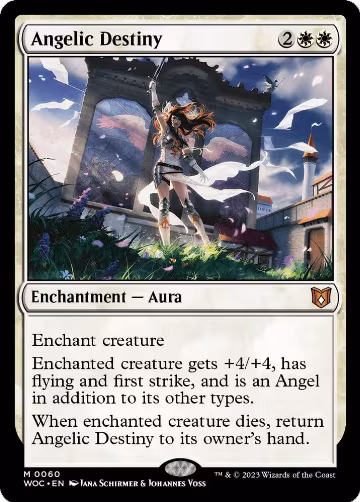 Angelic Destiny (60), Commander: Wilds of Eldraine — Magic card price
