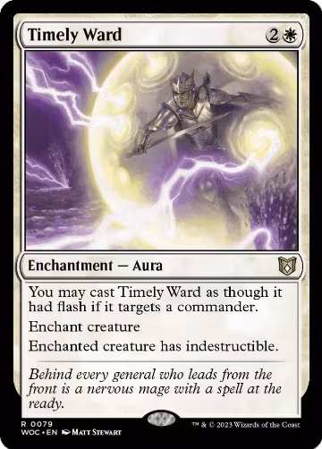 Timely Ward (79), Commander: Wilds of Eldraine — Magic card price