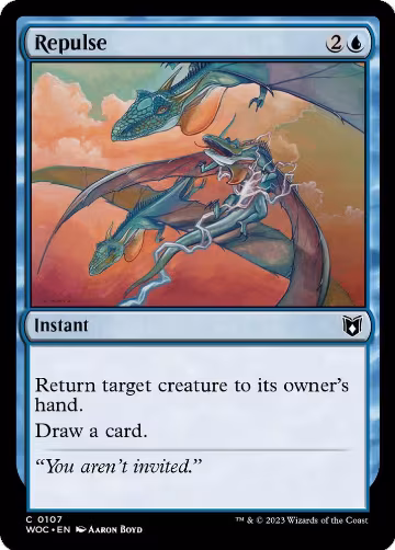 Repulse (107), Commander: Wilds of Eldraine — Magic card price