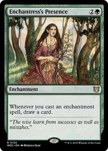 Enchantress's Presence (125), Commander: Wilds of Eldraine — Magic card price