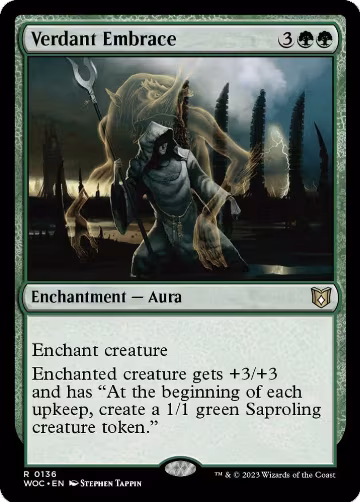 Verdant Embrace (136), Commander: Wilds of Eldraine — Magic card price