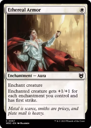 Ethereal Armor (67), Commander: Wilds of Eldraine — Magic card price