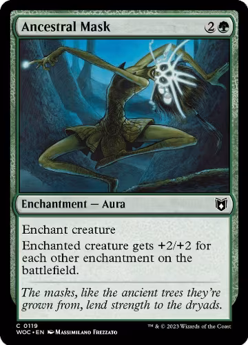 Ancestral Mask (119), Commander: Wilds of Eldraine — Magic card price