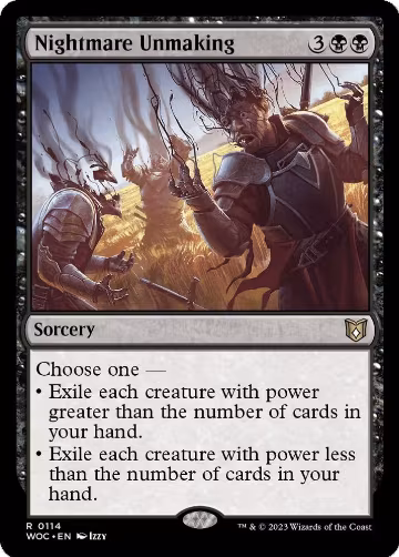 Nightmare Unmaking (114), Commander: Wilds of Eldraine — Magic card price