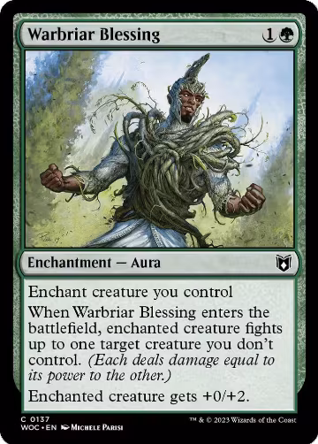 Warbriar Blessing (137), Commander: Wilds of Eldraine — Magic card price