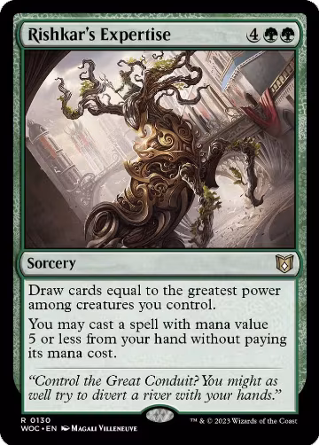 Rishkar's Expertise (130), Commander: Wilds of Eldraine — Magic card price