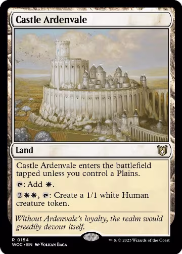 Castle Ardenvale (154), Commander: Wilds of Eldraine — Magic card price