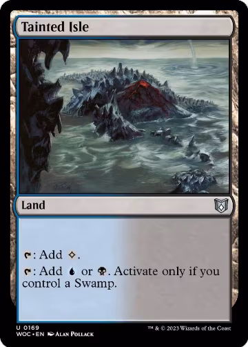 Tainted Isle (169), Commander: Wilds of Eldraine — Magic card price