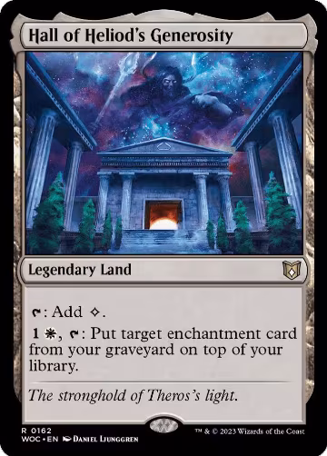 Hall of Heliod's Generosity (162), Commander: Wilds of Eldraine — Magic card price