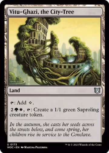 Vitu-Ghazi, the City-Tree (173), Commander: Wilds of Eldraine — Magic card price