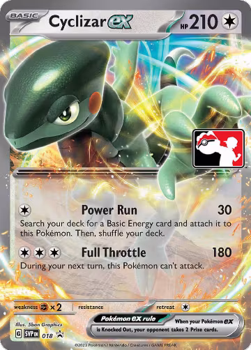 Cyclizar ex - 018 (018), Prize Pack Series Cards — Pokémon card price