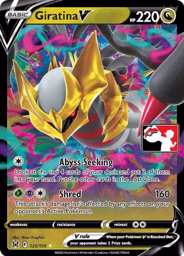 Giratina V - 130/196 (130/196), Prize Pack Series Cards — Pokémon card price