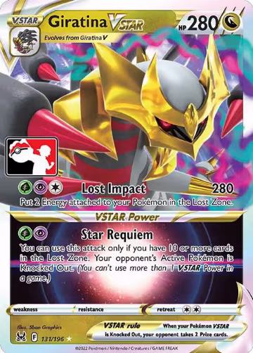 Giratina VSTAR - 131/196 (131/196), Prize Pack Series Cards — Pokémon card price