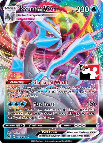 Kyurem VMAX - 049/196 (049/196), Prize Pack Series Cards — Pokémon card price