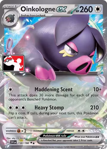 Oinkologne ex - 158/198 (158/198), Prize Pack Series Cards — Pokémon card price