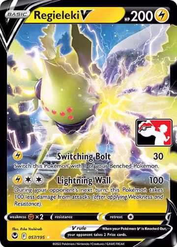 Regieleki V - 057/195 (057/195), Prize Pack Series Cards — Pokémon card price