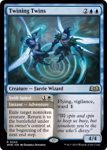 Twining Twins (240), Wilds of Eldraine — Magic card price