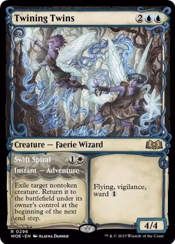 Twining Twins (Showcase) (296), Wilds of Eldraine — Magic card price