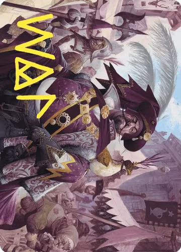 Discerning Financier Art Card (Gold-Stamped Signature) (2), Art Series: Wilds of Eldraine — Magic card price