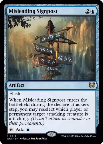 Misleading Signpost (11), Commander: Wilds of Eldraine — Magic card price