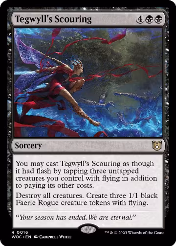 Tegwyll's Scouring (16), Commander: Wilds of Eldraine — Magic card price
