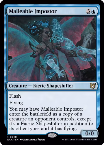Malleable Impostor (10), Commander: Wilds of Eldraine — Magic card price