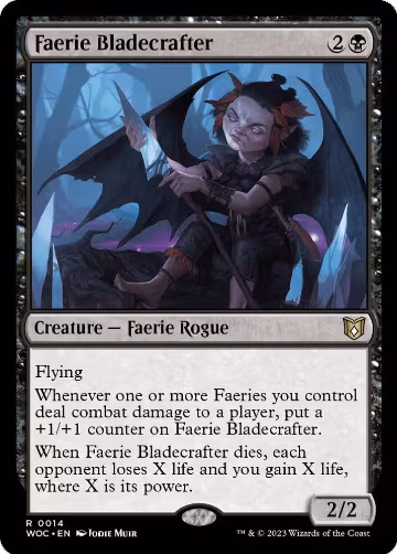 Faerie Bladecrafter (14), Commander: Wilds of Eldraine — Magic card price