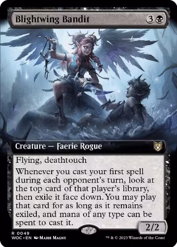 Blightwing Bandit (Extended Art) (49), Commander: Wilds of Eldraine — Magic card price
