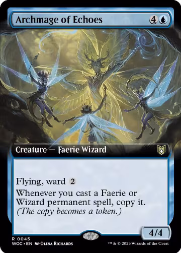 Archmage of Echoes (Extended Art) (45), Commander: Wilds of Eldraine — Magic card price