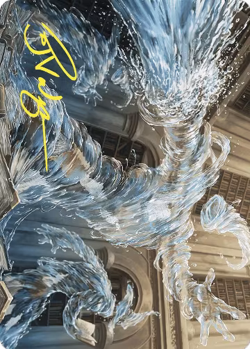 Splashy Spellcaster Art Card (Gold-Stamped Signature) (9), Art Series: Wilds of Eldraine — Magic card price