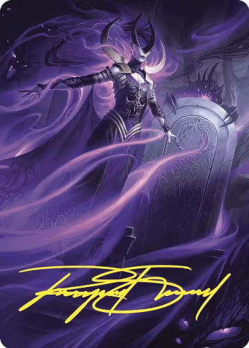 Ashiok, Wicked Manipulator Art Card (10/81) (Gold-Stamped Signature) (10), Art Series: Wilds of Eldraine — Magic card price